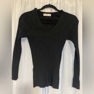 Mango Black Sweater Long Sleeve size Medium